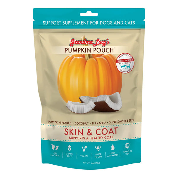 Snack Natural Piel Y Pelaje Calabaza 170g Para Perros Y Gatos
