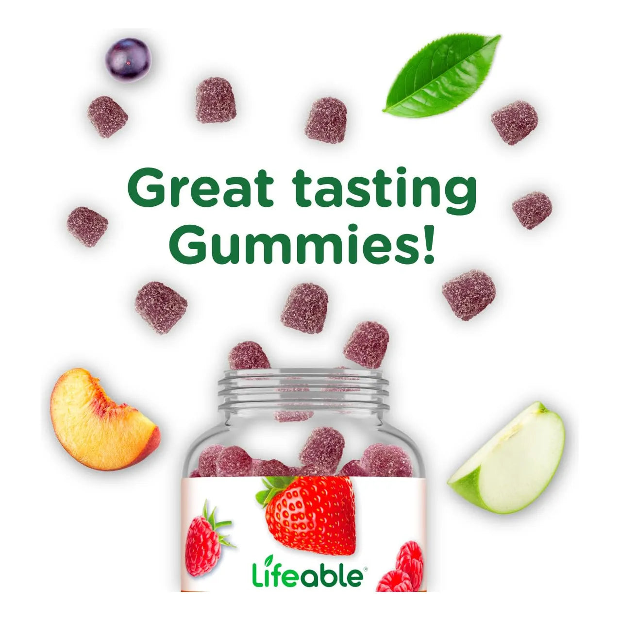 Gomitas Vitamina D3 10000IU Sabor Fresa Fortalece Huesos E Inmunidad 90 Unidades