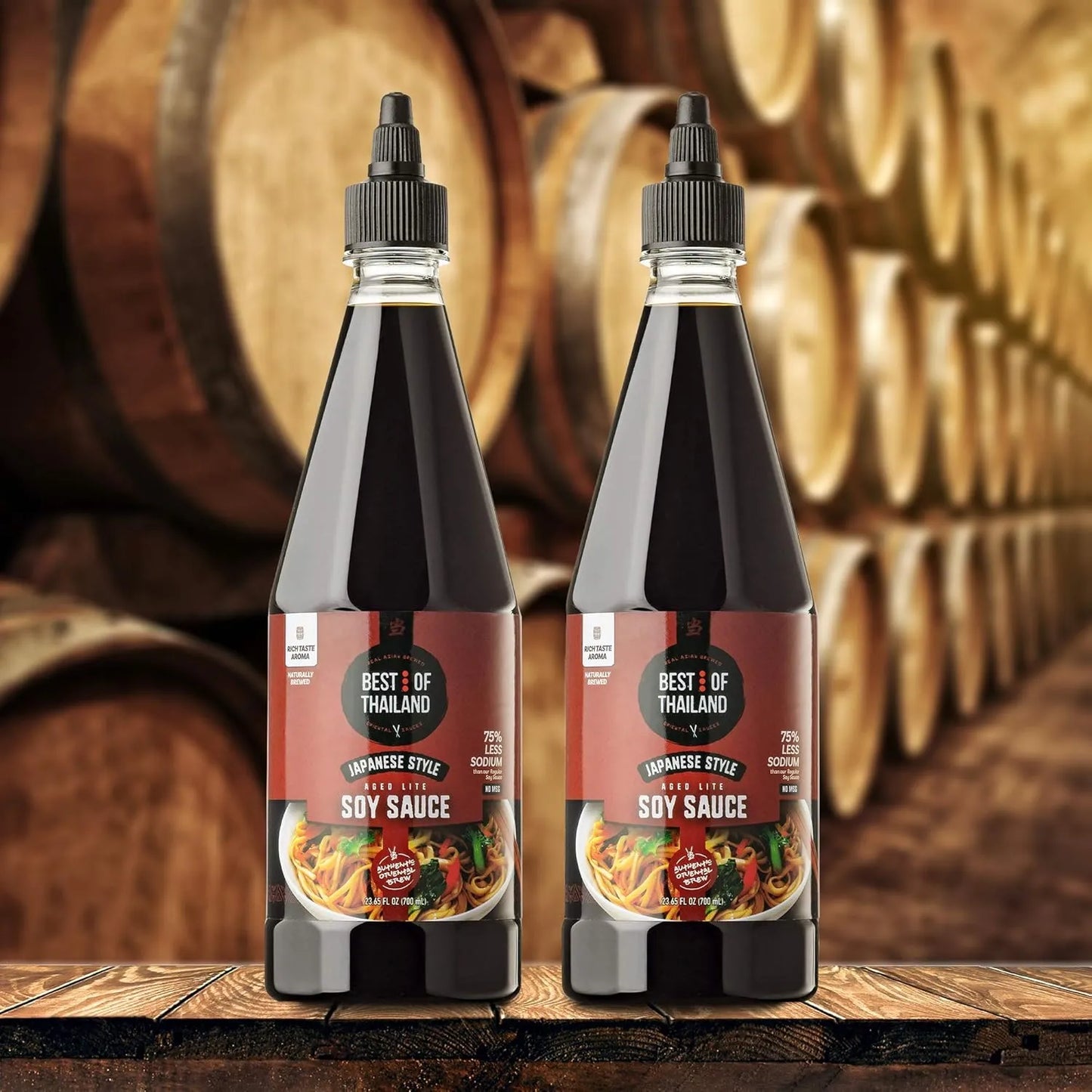 Salsa De Soja Baja En Sodio 700ml 2 Botellas Sin Msg Auténtica Cocina Japonesa