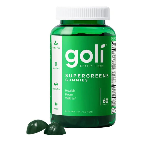 Gomitas De Vitaminas Supergreens Goli 60 Unidades Veganas Sin Gluten