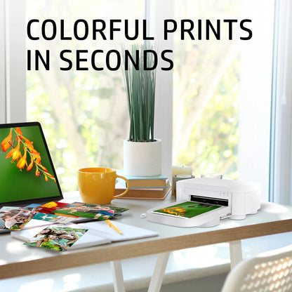 Papel Fotografico 4x6 Pulgadas Y Cartuchos Para Sprocket Studio Plus 108 Hojas Mas 2 Cartuchos