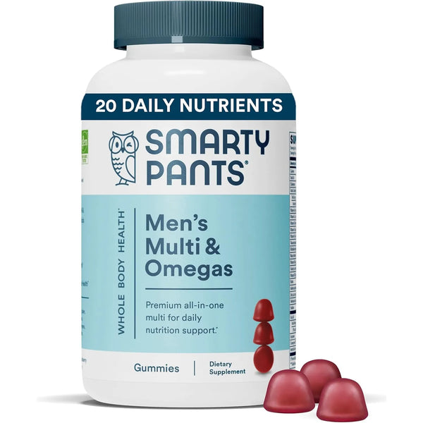 Gomitas SmartyPants Vitamina Completa Para Hombres 180 Unidades Energía Y Salud