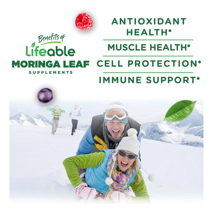 Gomitas De Moringa 4000 Mg Sabor Fresa Antioxidante Refuerza Inmunidad Vegano