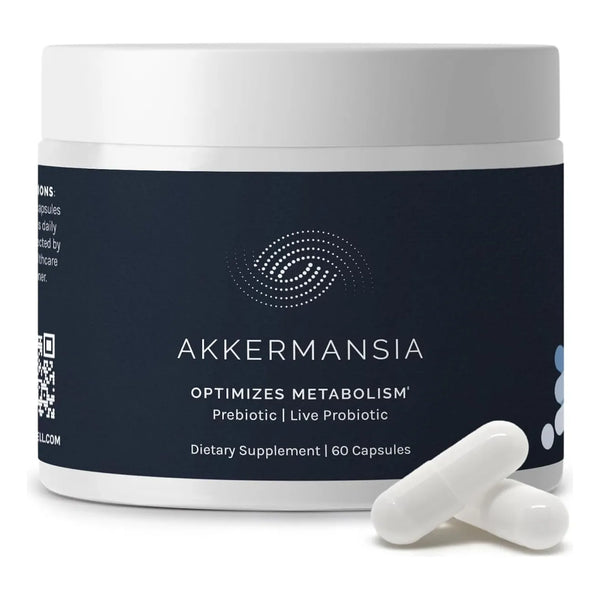 Akkermansia Muciniphila 60 Capsulas Probiótico Con Fibra Prebiótica Salud Intestinal