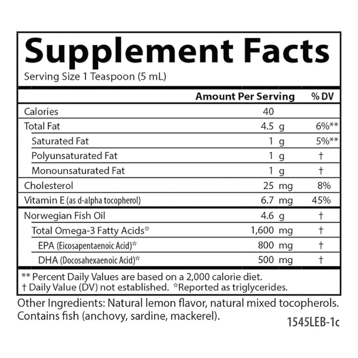 Aceite De Pescado Noruego Carlson Omega 3 Líquido 500 Ml - Imagen 3