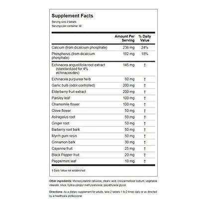 Echinacea Con Raiz De Sello De Oro 250 Capsulas Refuerzo Inmunologico