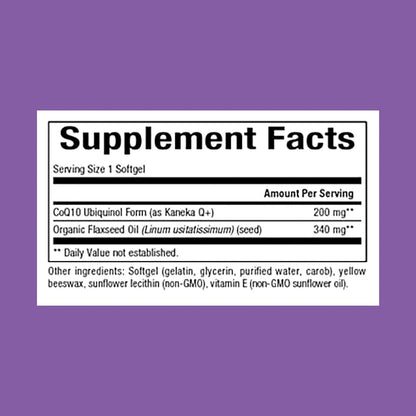 Ubiquinol Coq10 200 Mg Capsulas Blandas Soporte Cardiaco Y Energia