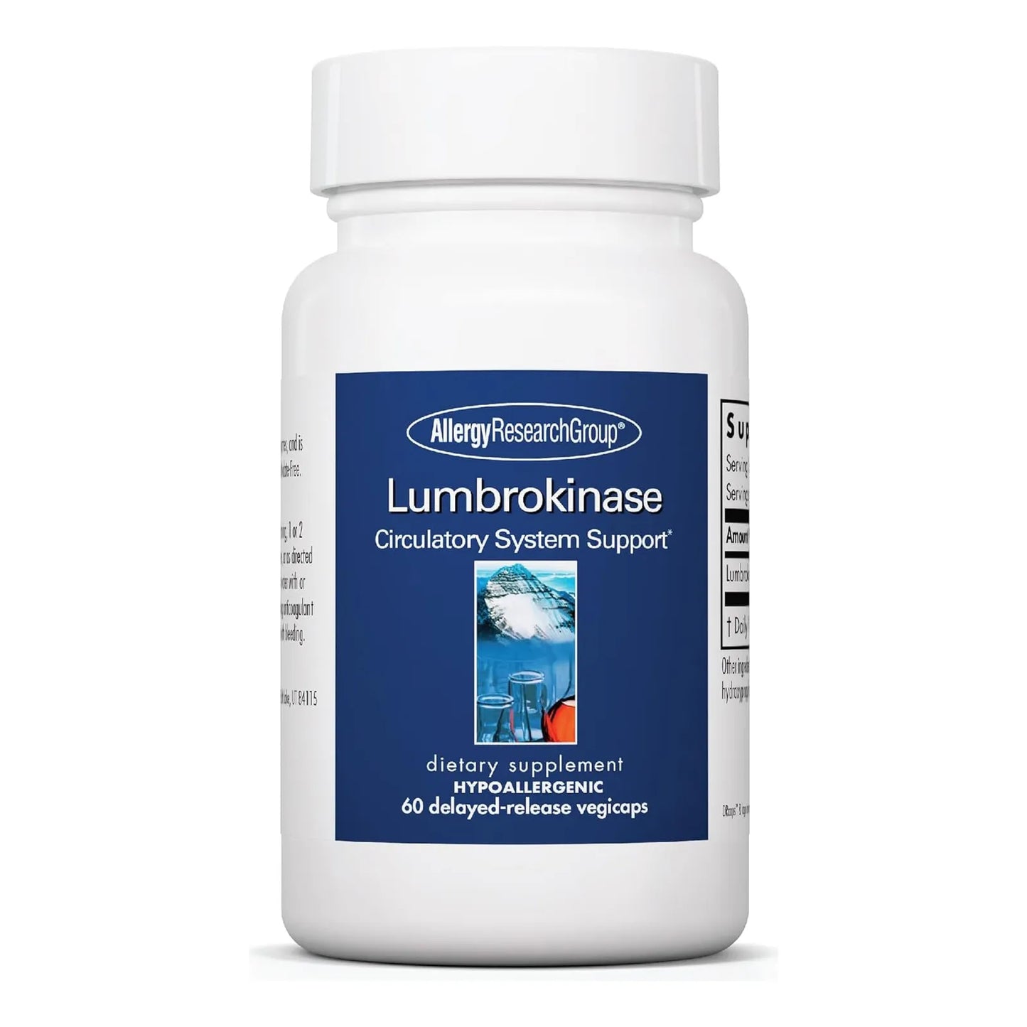 Lumbroquinasa 60 Caps Soporte Circulatorio Allergy Research Group Envio Gratis