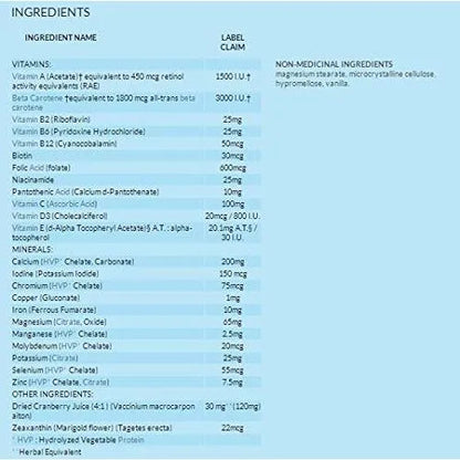 Multivitaminico Total Femenino 90 Capsulas Energia Vitalidad