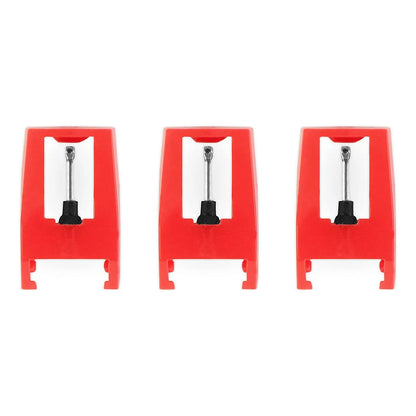Paquete De Tres Agujas Repuesto Para Tocadiscos Victrola Compatible Con Vta65 Vta67 Vta204b Vsc580bt