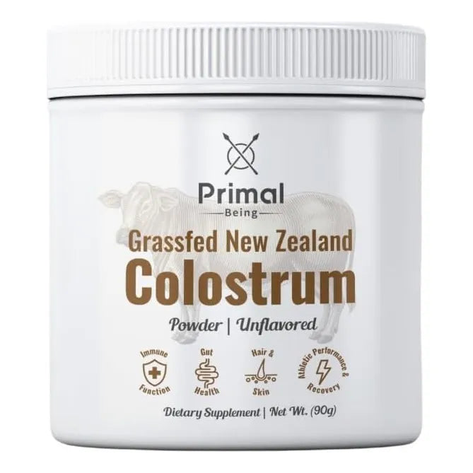 Calostro De Res Alimentado Con Pasto Primal Being Soporte Inmunologico Y Salud Intestinal 3.17 Oz