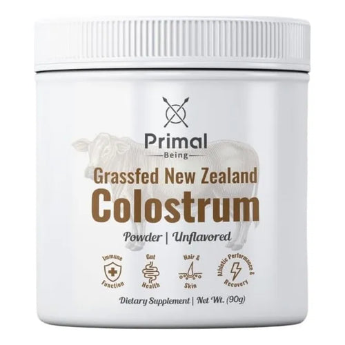 Calostro De Res Alimentado Con Pasto Primal Being Soporte Inmunologico Y Salud Intestinal 3.17 Oz