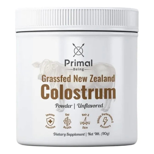 Calostro De Res Alimentado Con Pasto Primal Being Soporte Inmunologico Y Salud Intestinal 3.17 Oz