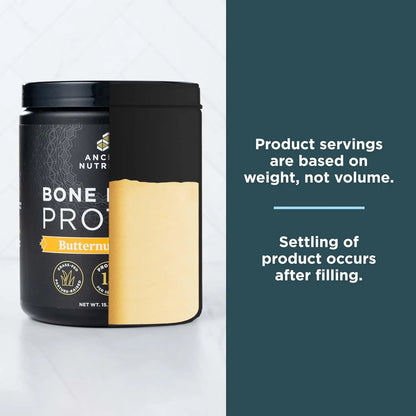 Proteína En Polvo De Caldo De Hueso Sabor Calabaza Con Pollo Ancient Nutrition 15 Porciones