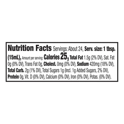 Salsa Cremosa De Búfalo 355 Ml Picante Ideal Para Comidas Y Snacks