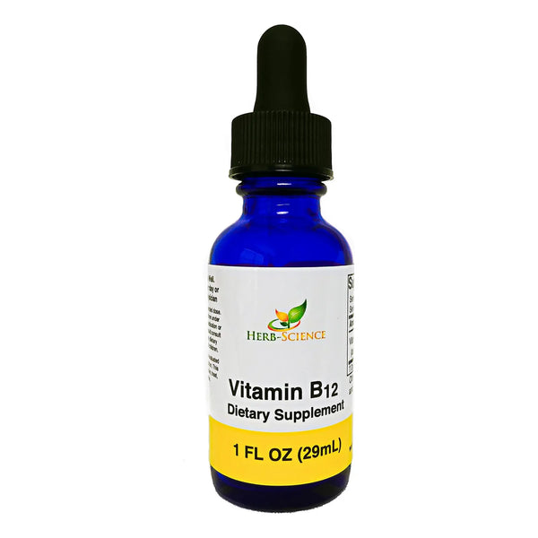 Vitamina B12 Liquida Sublingual Cianocobalamina Pura Sin Alcohol Energia Y Salud
