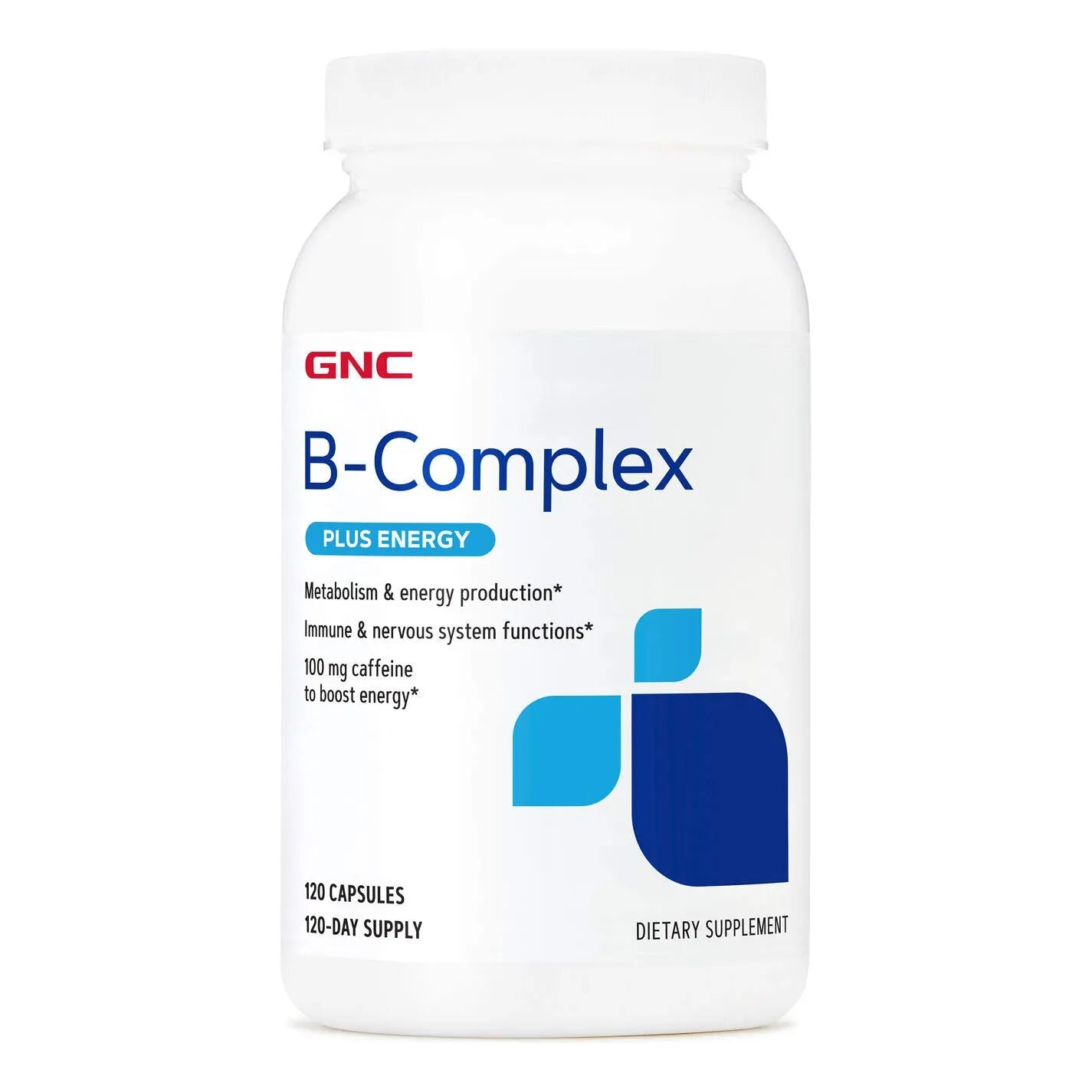 B-Complejo Energizante Con Cafeína 120 Tabletas Metabolismo Y Energía