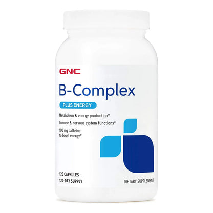 B-Complejo Energizante Con Cafeína 120 Tabletas Metabolismo Y Energía