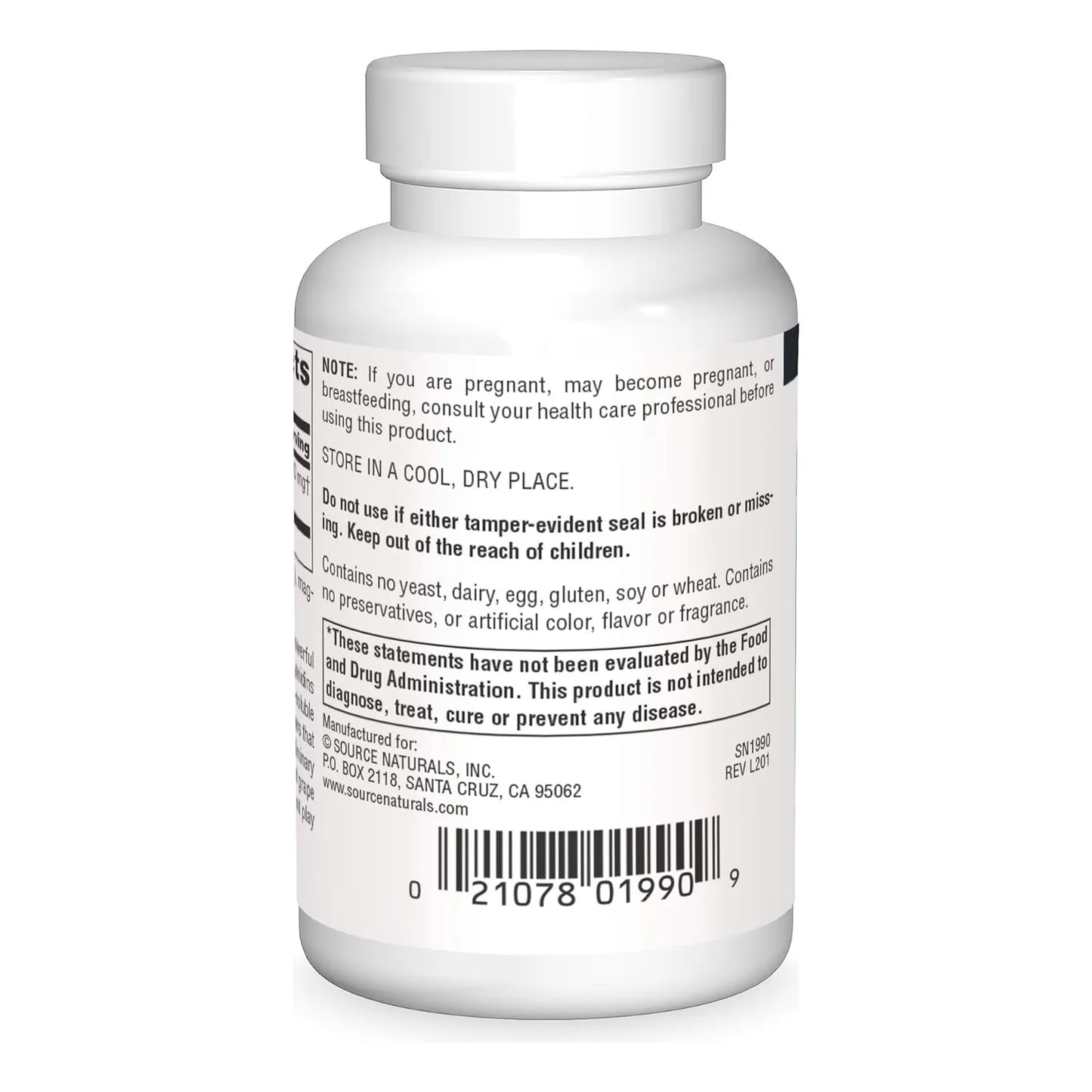 Extracto De Semilla De Uva Proanthodyn Antioxidante 200 Mg Source Naturals 60 Capsulas