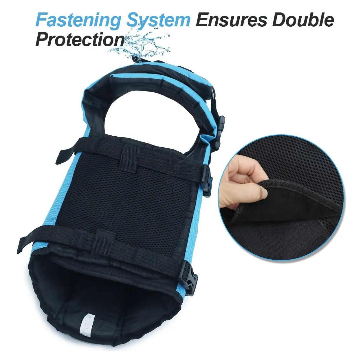 Chaleco Salvavidas Para Perro Vivaglory Ripstop Reflectante Con Asa De Rescate