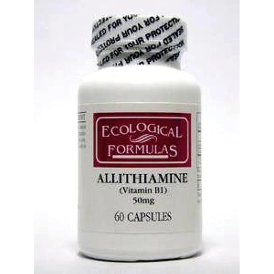 Allitiamina 50 Mg 60 Capsulas Energia Vitalidad Suplemento Vitamina B1