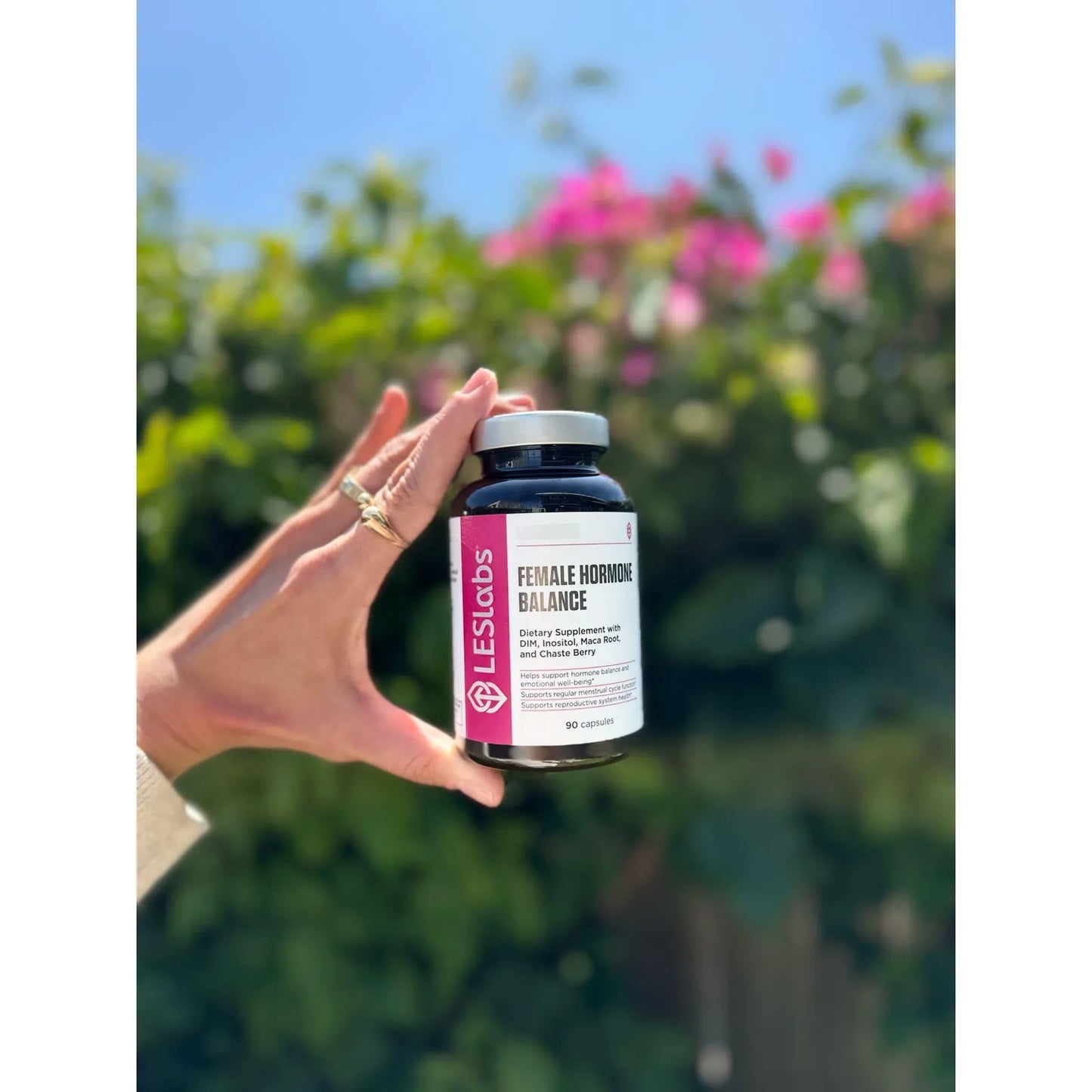 Suplemento Equilibrio Hormonal Femenino Con Inositol DIM Vitex Vitamina B6 90 Capsulas