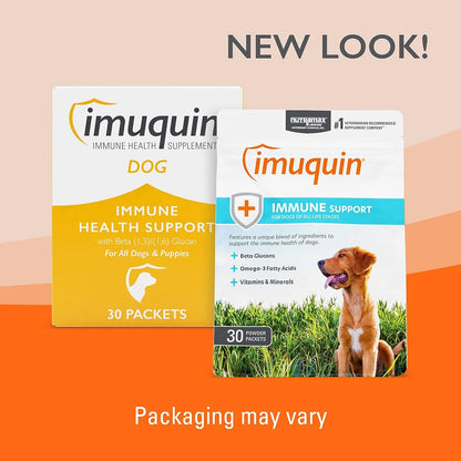 Suplemento Inmunologico Para Perros Con Beta Glucanos Y Omega 3 Nutramax Imuquin 30 Sobres
