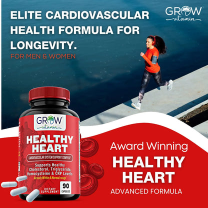 Suplemento Cardiaco Natural 22 Hierbas Vitaminas Salud Cardiovascular Trigliceridos