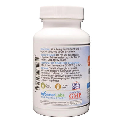 Berberina HCL 1500 Mg Con Canela Cromo Y Bioperina Para Glucosa Y Corazón 60 Cápsulas