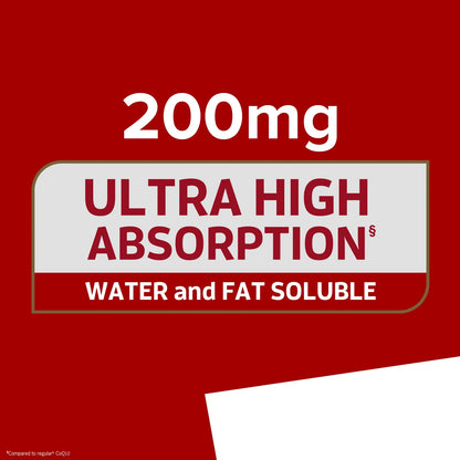 Capsulas Blandas Coq10 200 Mg Ultra Alta Absorcion Antioxidante Salud Cardiovascular