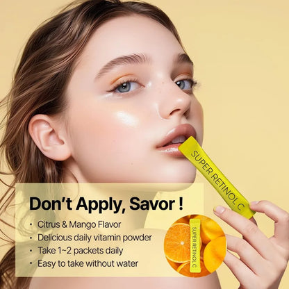 Super Retinol C Polvo Multivitamínico Para Piel Radiante Y Joven