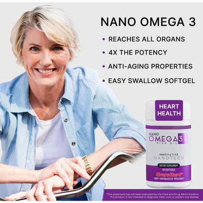 Omega 3 Nanotecnologico Epa Dha Salud Corazon Y Antienvejecimiento 60 Capsulas