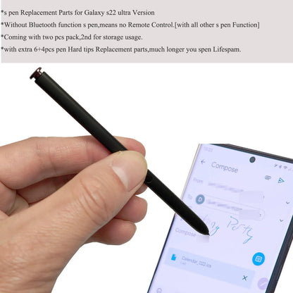 Paquete De 2 Boligrafos Repuesto Para Galaxy S22 Ultra Stylus Sin Bluetooth
