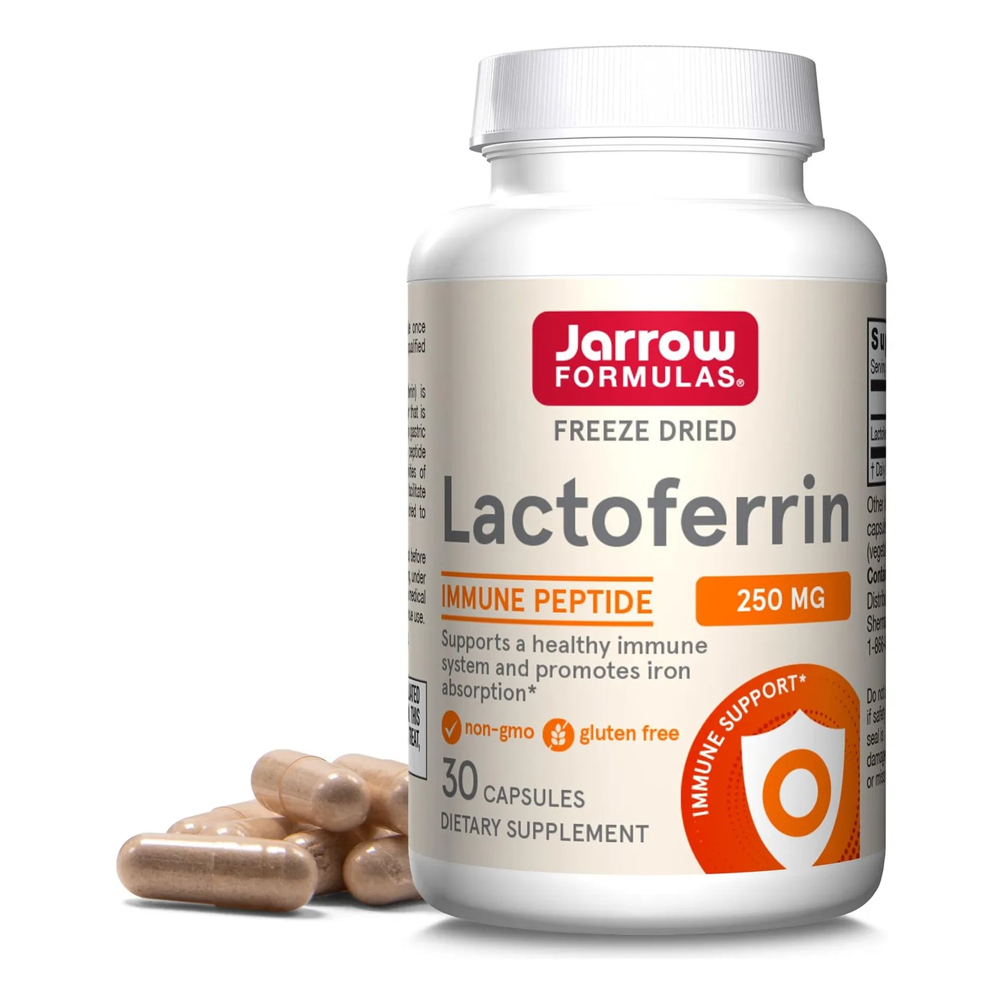 Lactoferrina 250 Mg Glicoproteína Inmunitaria Apoyo Sistema Inmunológico Y Absorción De Hierro