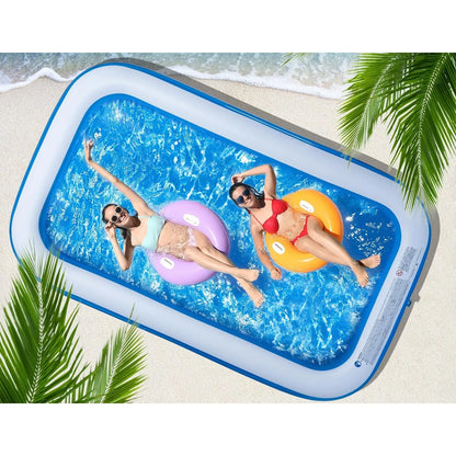 Piscina Inflable Chiclist Familiar 120x72cm Resistente Con Revestimiento Termico