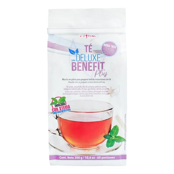 Benefit Plus Té Verde Y Rojo Con Hibisco Y Manzana 60 Porciones