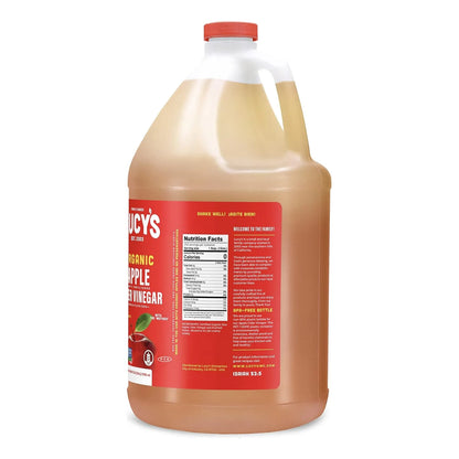 Vinagre De Sidra De Manzana Con La Madre Lucy's 3.7 Litros Orgánico Y Natural