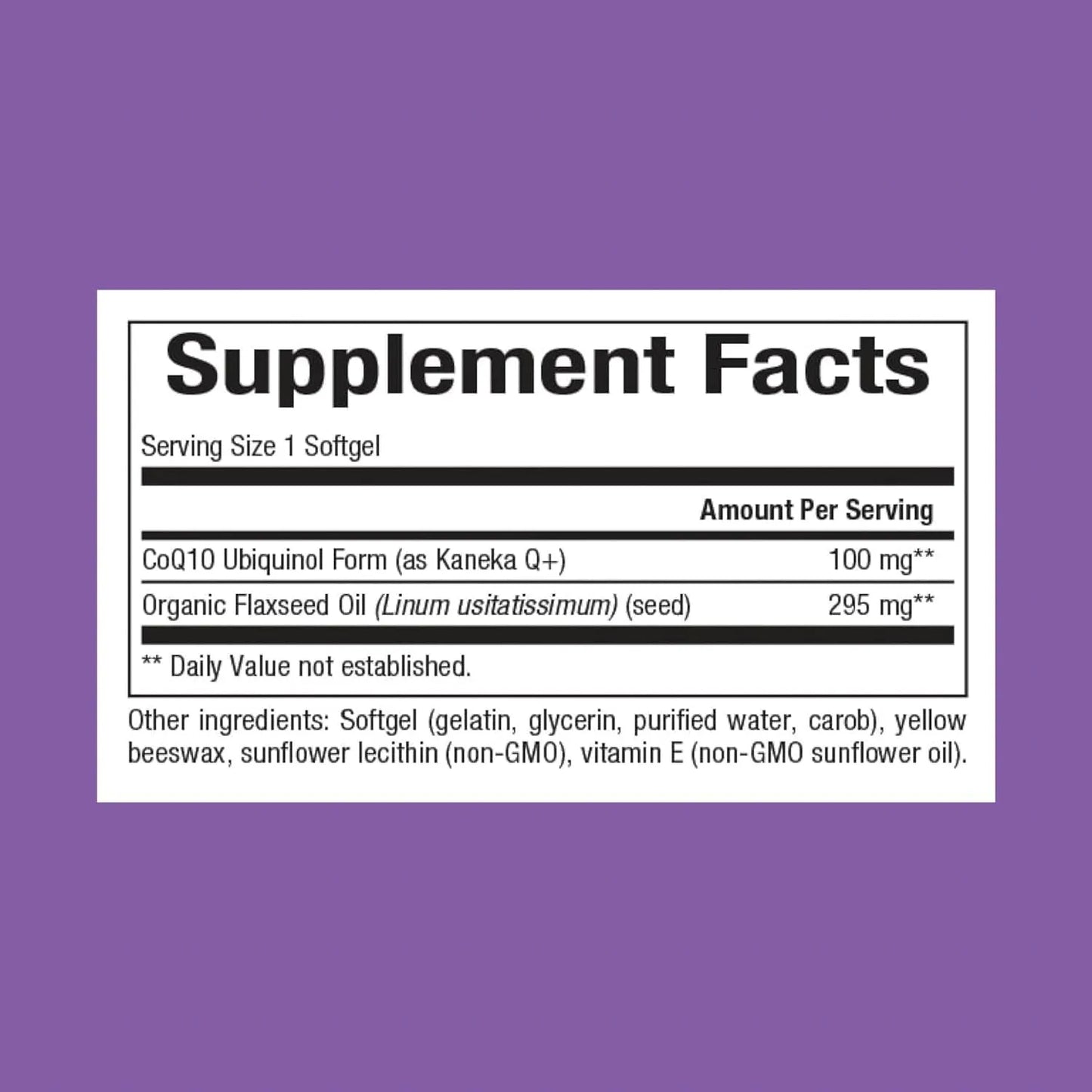 Ubiquinol Coq10 100 Mg Suplemento Energía Cardíaca Cognitiva 120 Cápsulas