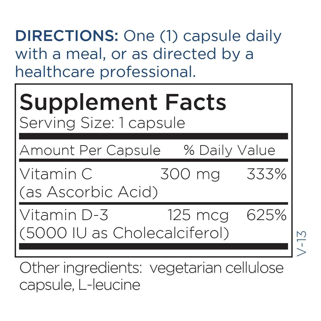 Vitamina D3 5000 UI Con Vitamina C Suplemento Huesos Inmune Y Ánimo 90 Cápsulas