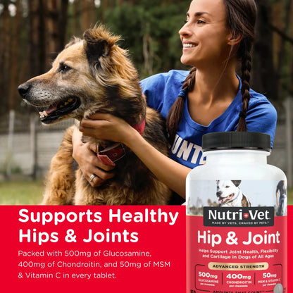 Tabletas Masticables Para Perros Con Glucosamina Y Condroitina Advanced Strength 150 Unidades