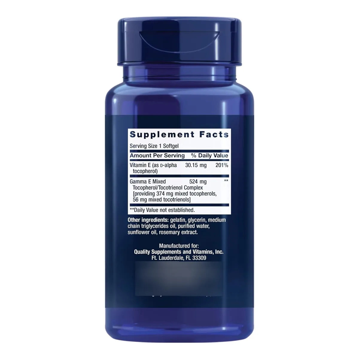 Gamma E Tocoferoles Tocotrienoles Mixtos Antioxidante 60 Capsulas Life Extension