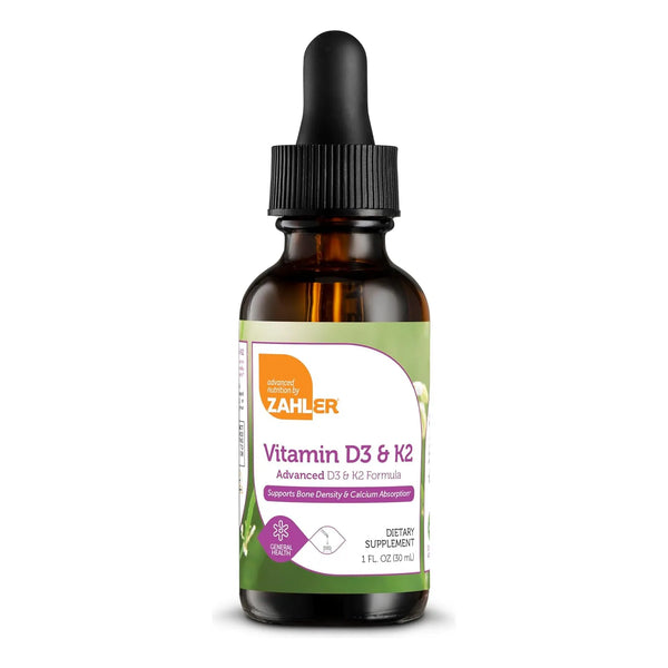 Gotas Líquidas De Vitamina D3 Y K2 1000 Ui Y 1000 Mcg Zahler