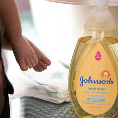 Johnson's Jabon Baño Hipoalergenico Pieles Sensibles 800 Ml Cuidado Suave Y Natural