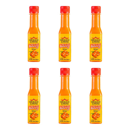 Salsa Picante Habanero Rojo Mexicana 5 Oz Tradicional Sin Azucar