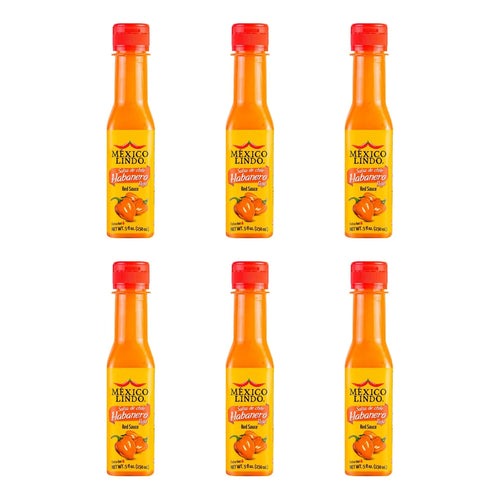 Salsa Picante Habanero Rojo Mexicana 5 Oz Tradicional Sin Azucar