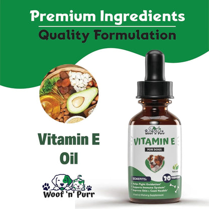 Vitamina E Natural Para Perros 100 Ml Antioxidante Esencial Importado Estados Unidos
