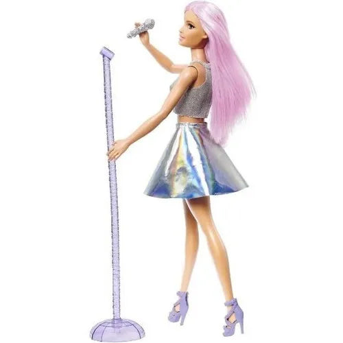 Muñeca Barbie Careers Pop Star Pelo Largo Rosa Ropa Tornasol - Imagen 4