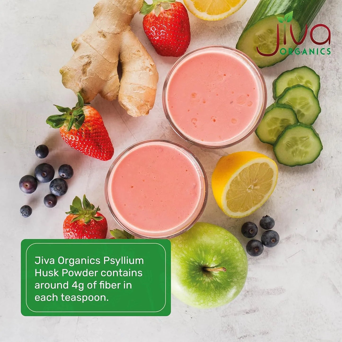 Polvo De Cascara De Psyllium 794g Fibra Fina Keto Sin Gluten Organico