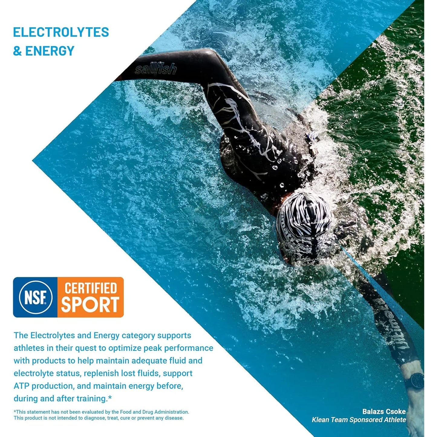 Electrolitos Klean Athlete 120 Capsulas Hidratacion Optima Nsf Certified