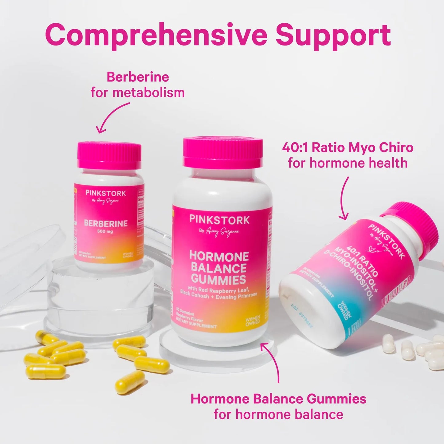 Berberina 500 Mg 30 Cápsulas Soporte Metabolismo Salud Cardíaca Y Hormonal